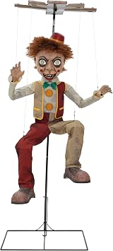 Spirit Halloween 7 Ft 7 In Bobby Strings Animatronic, Multicolor
