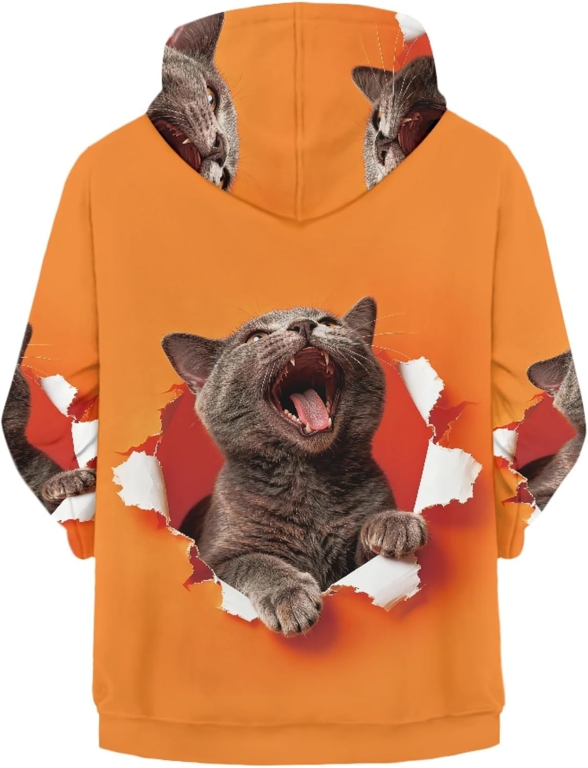 Hoodie Girls Long Sleeve Zip Up Animal Hoodie Oversized Hooded Sweatshirt Lightweight Fall Clothes Jacket Coat