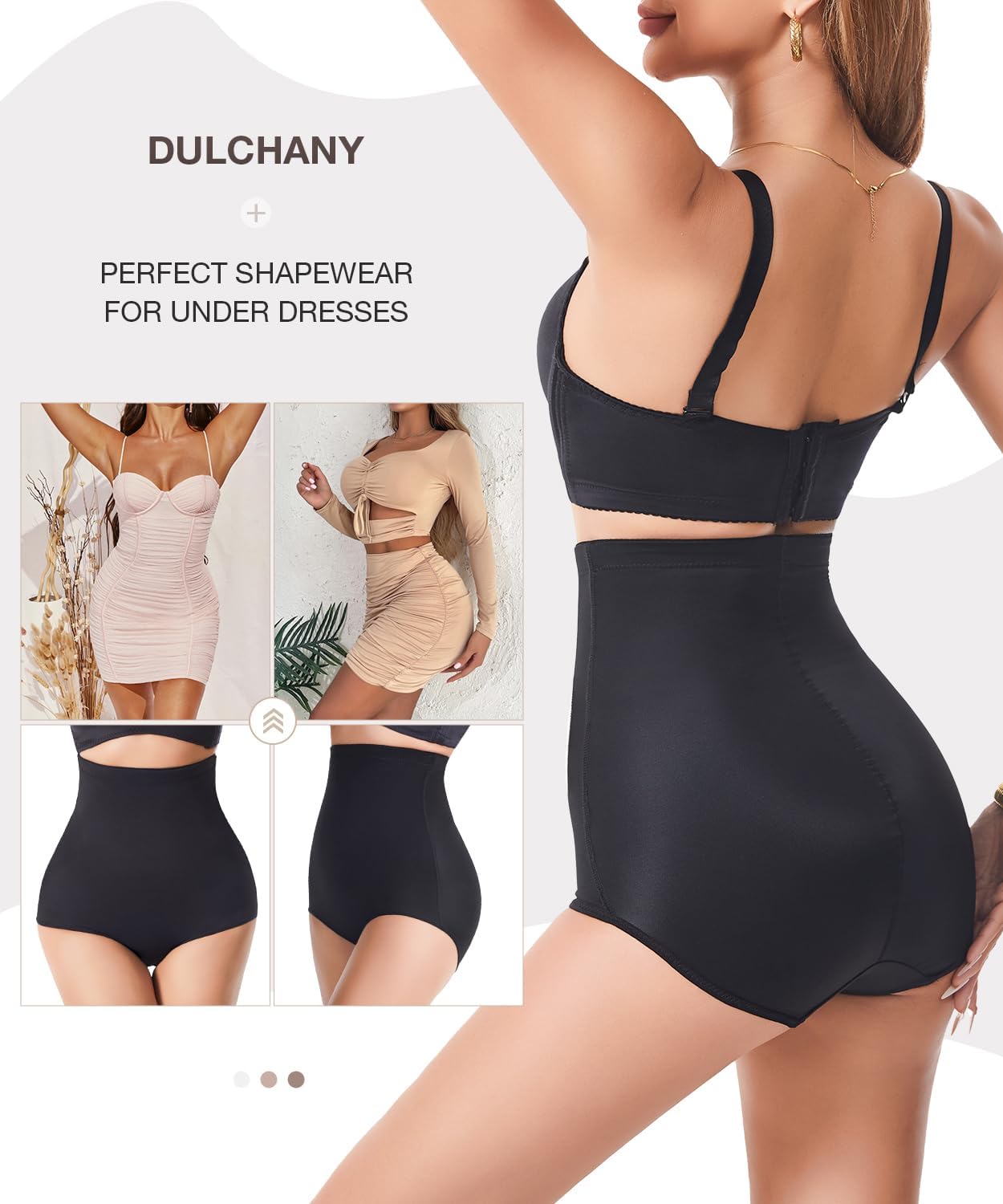 Dulchany Tummy Control Shapewear Panties for Women Body Shaper Underwear Girdle Panty - Image 5
