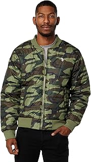 U.S. Polo Assn. Quilted Bomber Jacket Army Green LG