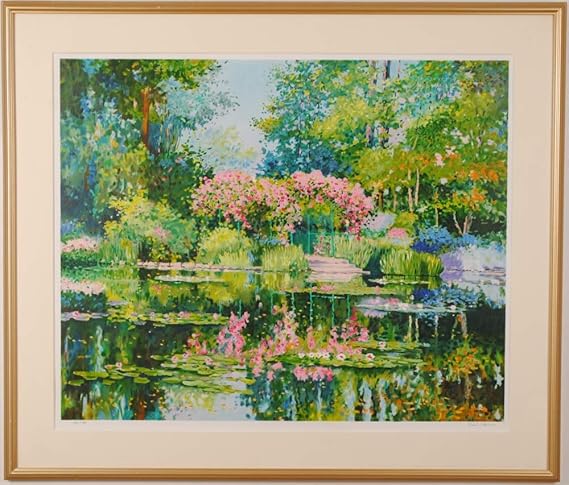 Amazon クロード カンブール ジヴェルニーの夏 睡蓮 絵画 クロード モネの庭 風景画 リトグラフ 版画 額付き 版画 彫刻 通販 Amazon クロード カンブール ジヴェルニーの夏 睡蓮 絵画 クロード モネの庭 風景画 リトグラフ 版画 額付き 版画 彫刻 通販