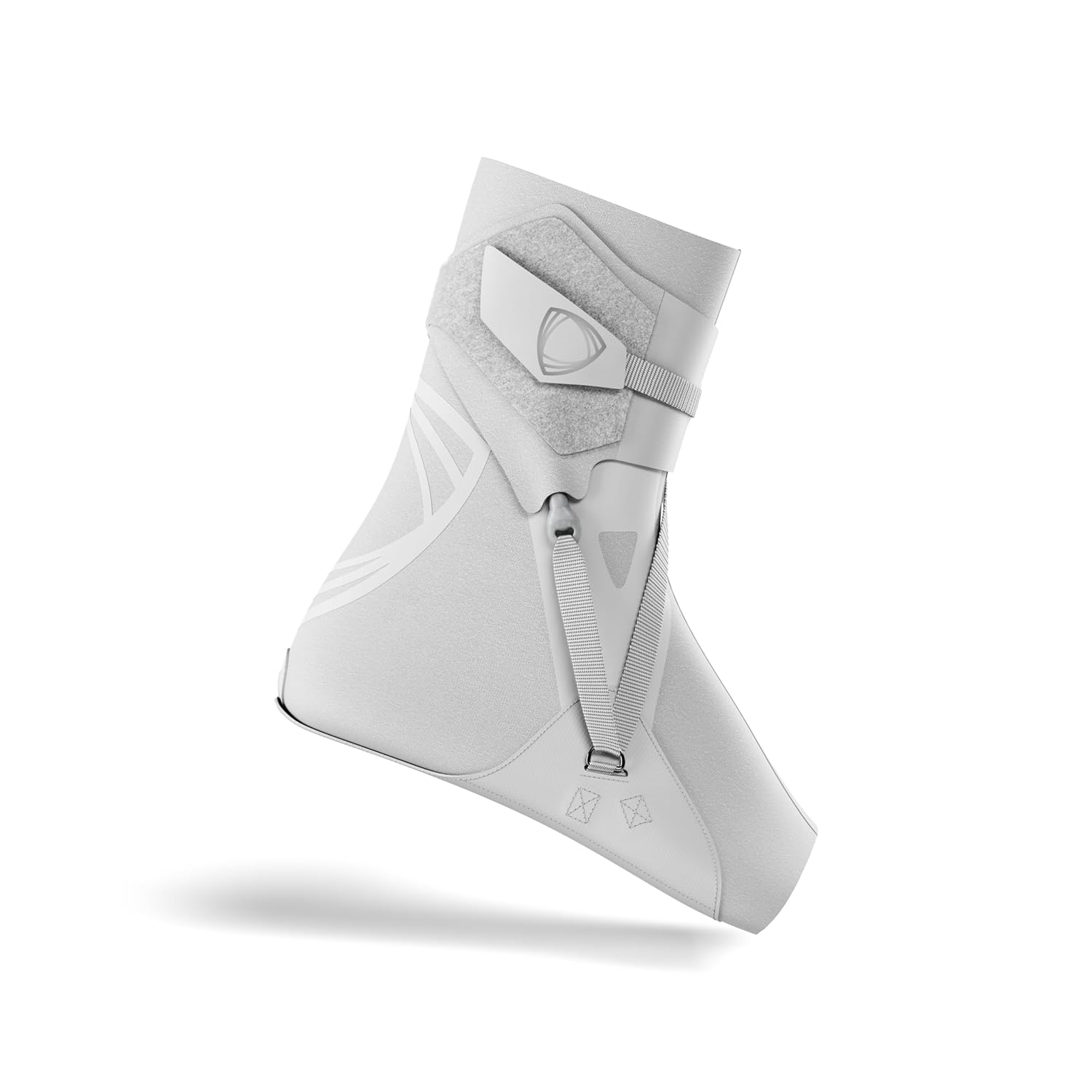 BETTERGUARDS 3.0 Ankle Brace, Ultra-Light Compression Support for Sprains & Injury Recovery, Double Sleeve Wrap for Men & Women, Ideal for Basketball, Soccer & All Sports (White, M, Left)