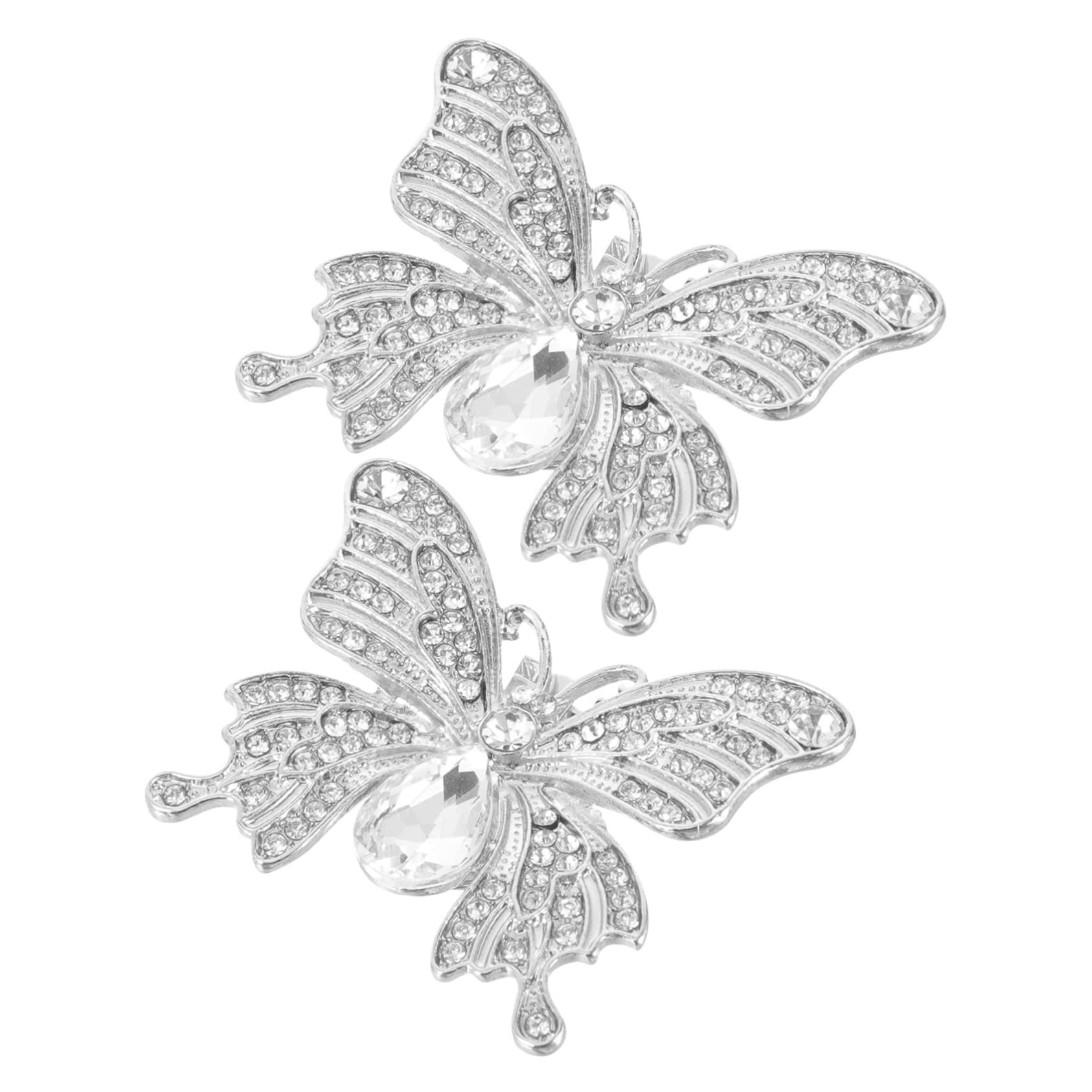 BESTYASH fermaglio per scarpe a farfalla decorazione di fermagli per scarpe décolleté fermagli per scarpe con fibbia per scarpe da sposa fibbia per scarpe a farfalla con strass