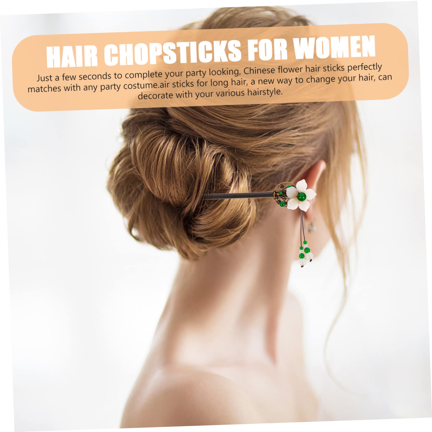 16stücke Traditionelle Chinesische Holz Haarnadeln Mit Quaste Und Blüten Für Hochsteckfrisuren Elegante Haarschmuck Für Hochzeiten Partys Und Besondere Anlässe