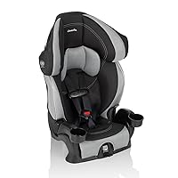 Vista 4 de Evenflo Chase LX - Asiento elevador con arnés para automóvil (color gris Jameson)