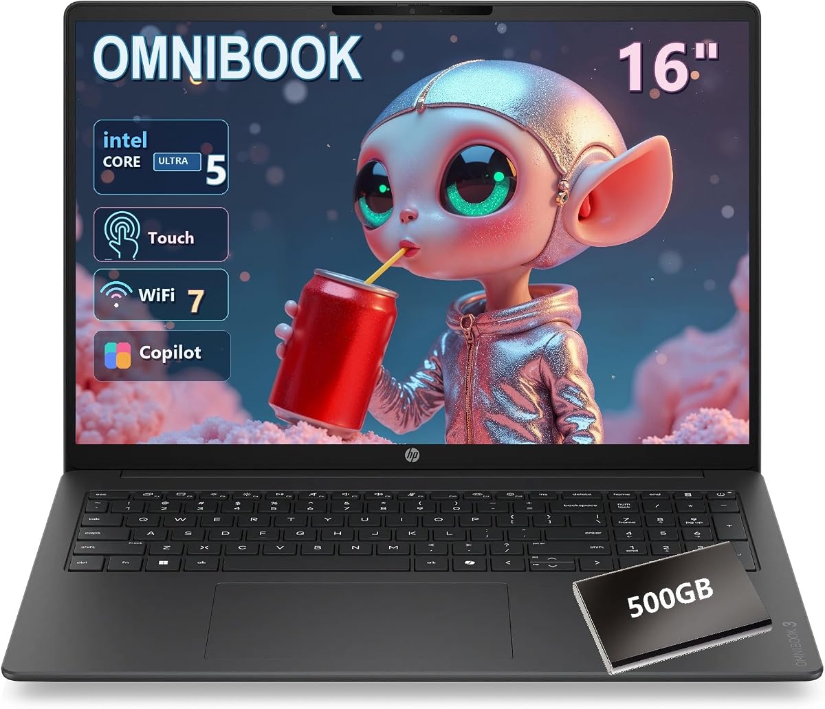 HP OmniBook 3 16 Touchscreen Laptop