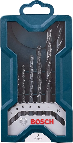 Bosch Jogo de brocas metal Mini X-Line 2-10mm 7 peças