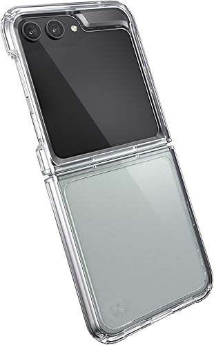 Miniatura 7 de Speck Funda transparente para Samsung Galaxy Z Flip 5, plegable, resistente a los arañazos y protección contra caídas, funda transparente