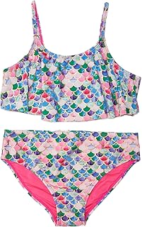 بيكيني للبنات من قماش مرن مطبوع من ال سي وايكيكي