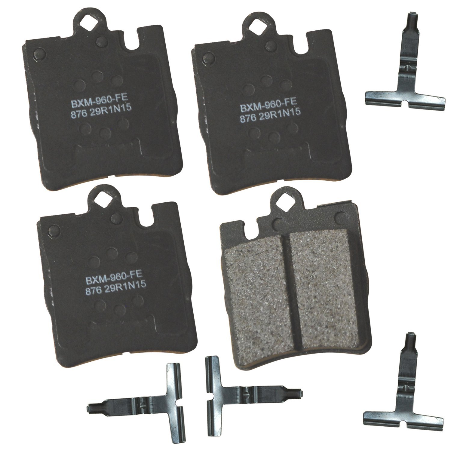 Bendix Premium SBM876 Semi-Metallic Rear Brake Pads for Select Models Mercedes-Benz C32 AMG,C200,C230,C240,C280,C320,C350,CL230,CLK280,CLK320,CLK350,CLK430,E280,E320,E420,E430,SLK200,SLK350