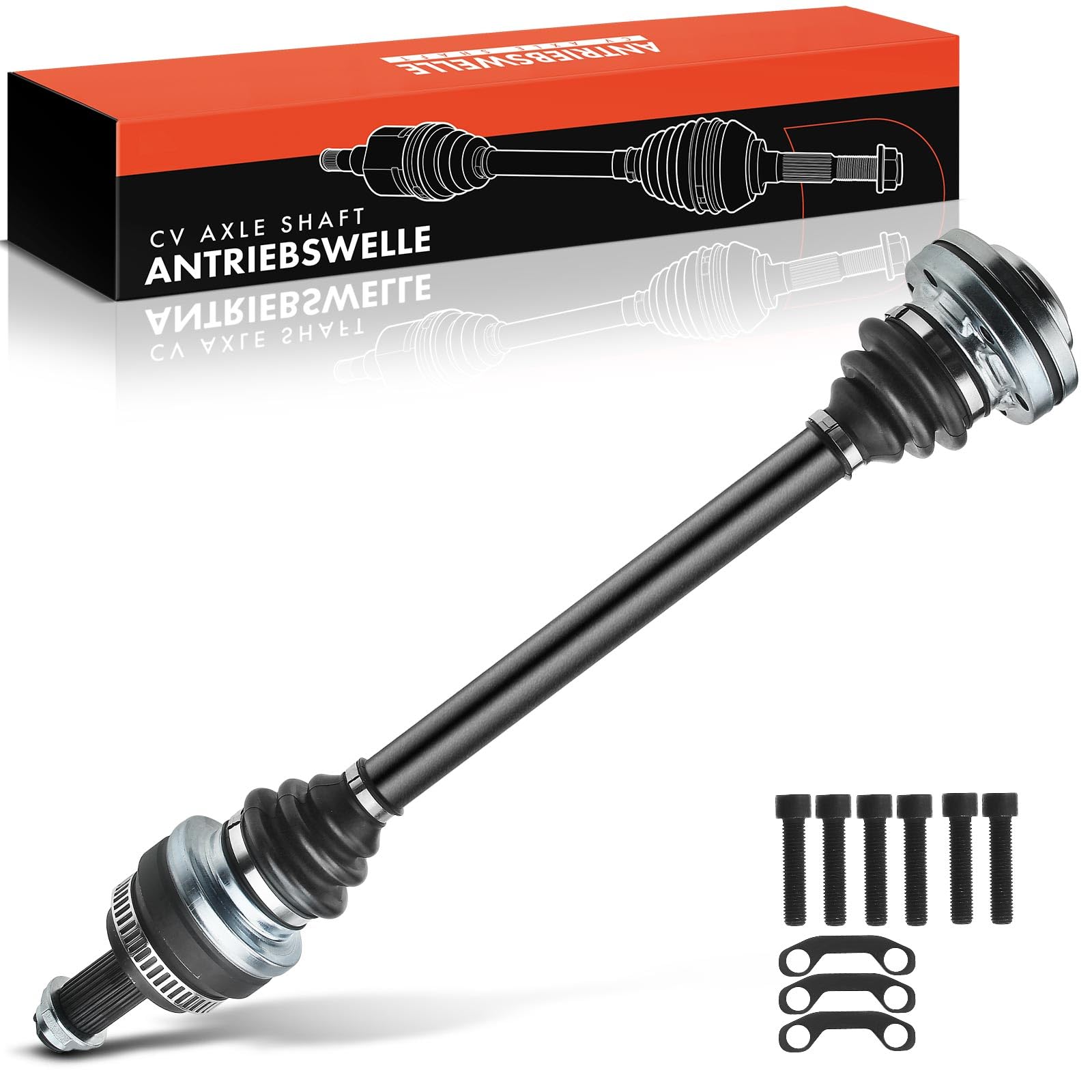 Frankberg Arbre de transmission avec bague ABS 33217540115 | essieu arrière, gauche; Compatible avec: X3 E83