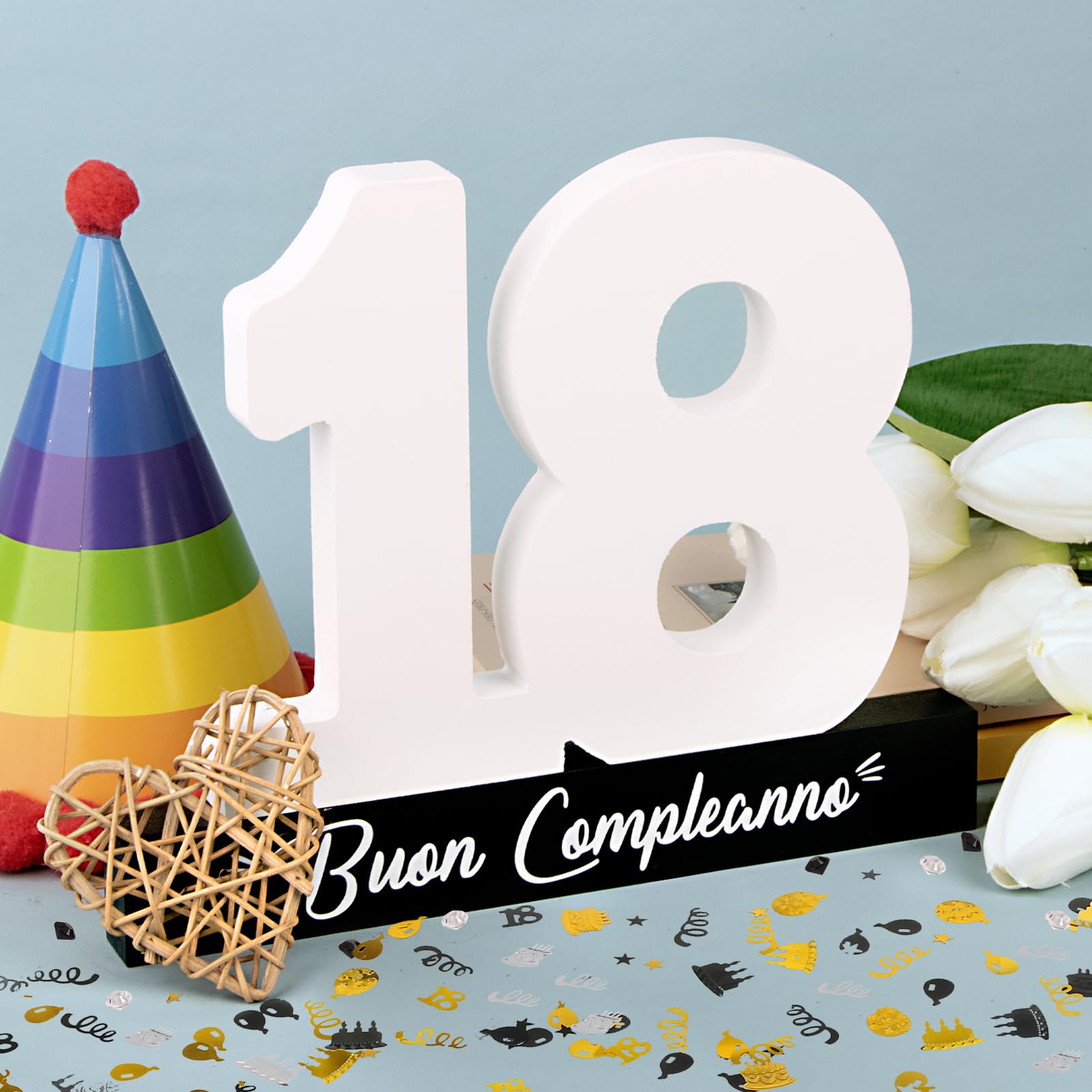 18. Geburtstag Gästebuch Aus Holz – Personalisierte Geburtstagsdeko & Geschenk Zum 18.