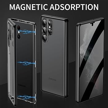 Amazon.com: Privacy Magnetic Case for Samsung Galaxy S23 Ultra/S23