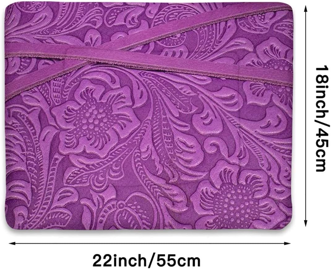 review Fuchsia Pet Dog Bed Blankets Eastern Abstract Swirly Floral Vintage Self Warming Crate Pad with Soft Sherpa Top for Dogs, Cats, Pets by Oriental 18