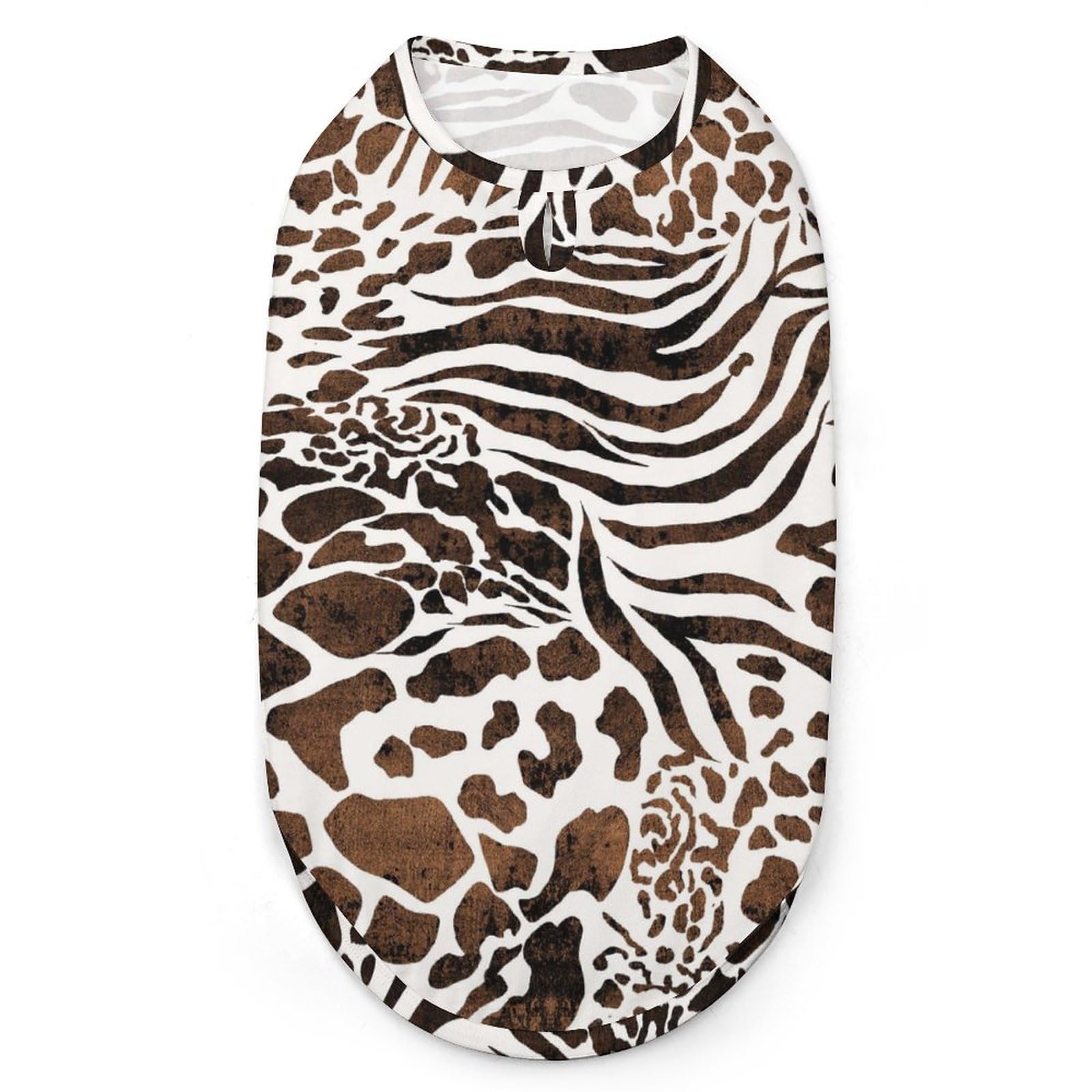 Leopard and Zebra Skin Dog Shirts Pet Printed Clothes Puppy Shirts Breathable Dog Outfit Soft Dog Sweatshirt for Pet Dogs Cats
