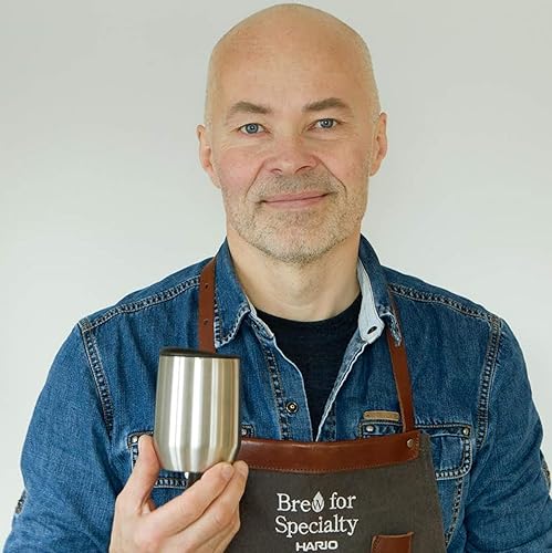 Miniatura 4 de HARIO MIOLOVE OSM-270-B Taza de acero inoxidable, modelo de colador extraño, negro, capacidad práctica 9.1 fl oz (9.1 fl oz)