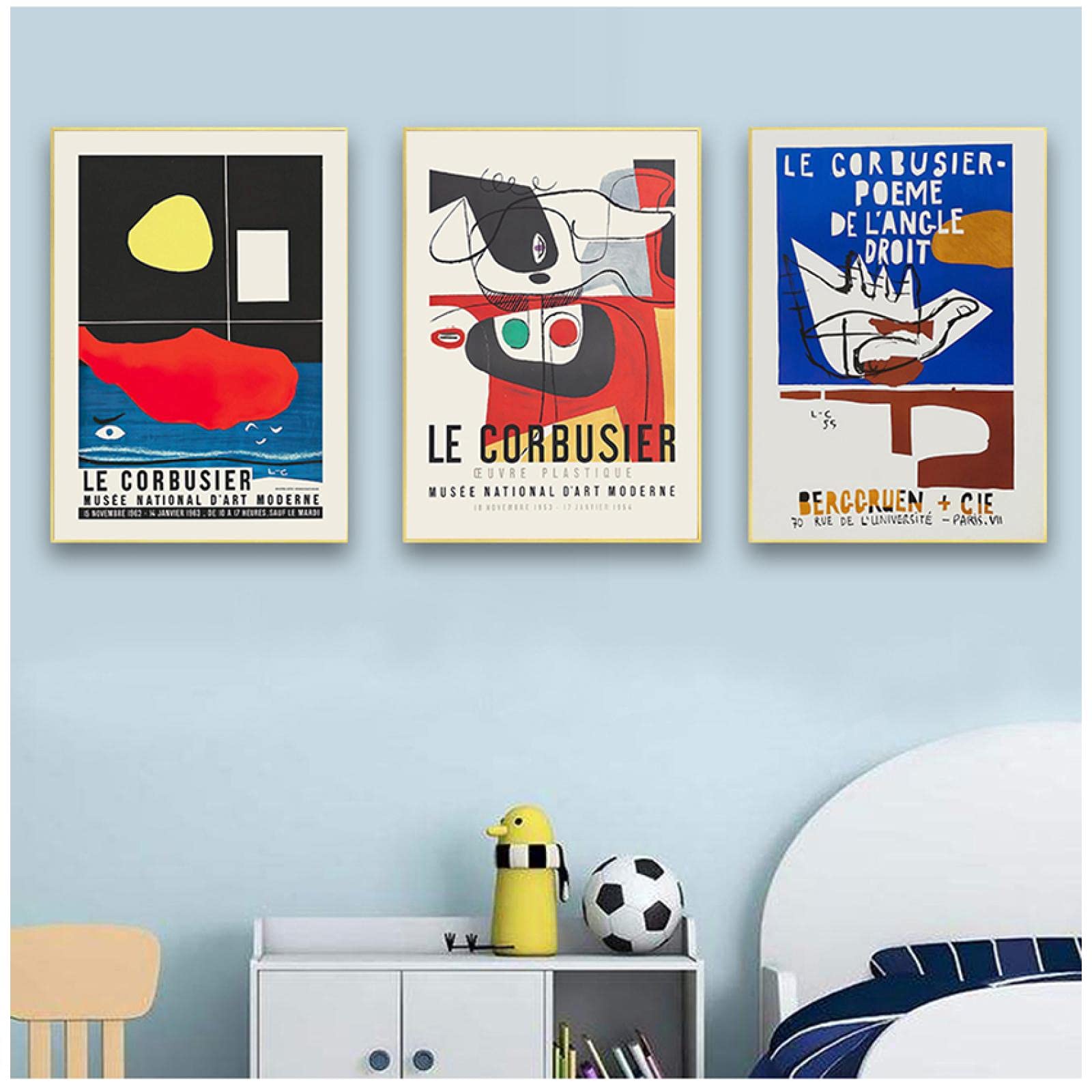 Amazon.co.jp: ル・コルビュジエ展ポスター美術館プリントスタイル