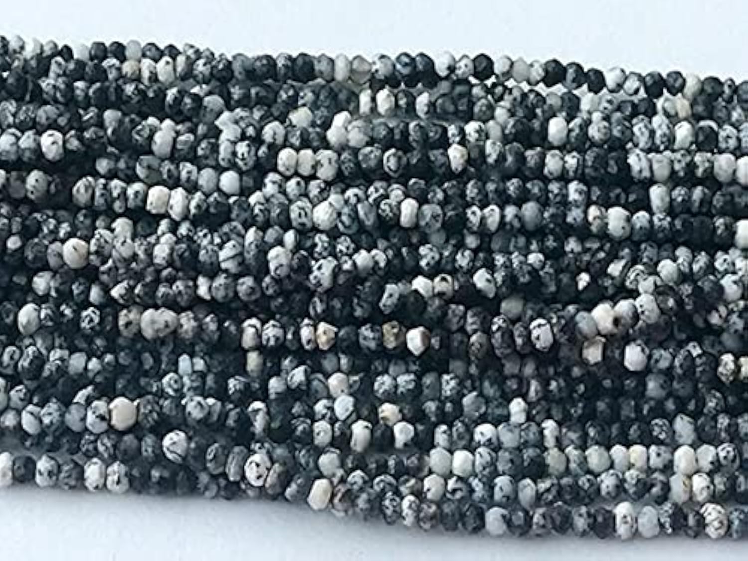 Perles opale dendritique naturelle LKBEADS pour création bijoux haut de gamme