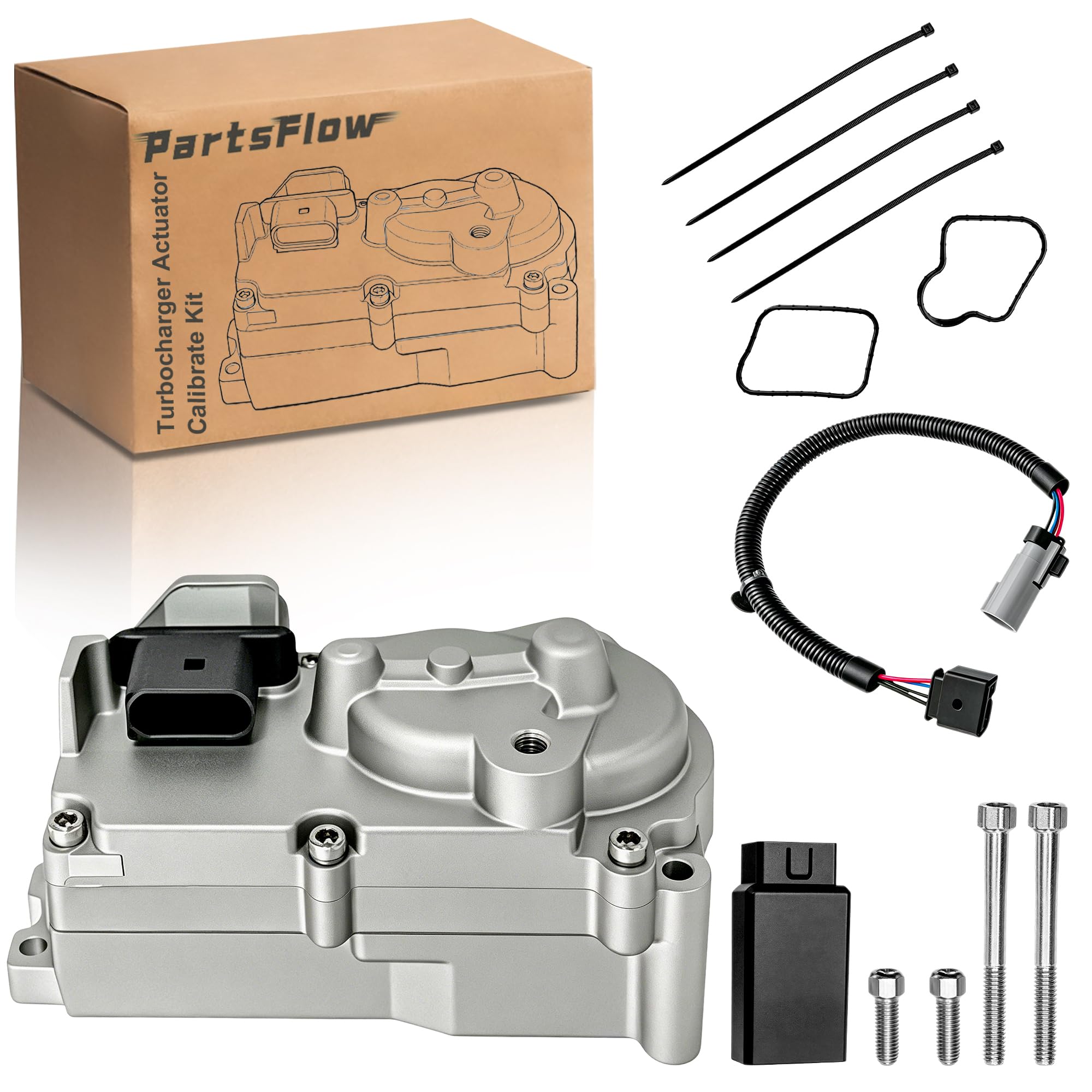 5494878RX 68481772AA 6.7L Cummins Turbocharger Actuator Calibrate Kit Fits for 2013-2018 Dodge Ram 2500/3500/4500/5500 Diesel(VGT) HE300VG HE351VE, W/Turbine Calibration Module