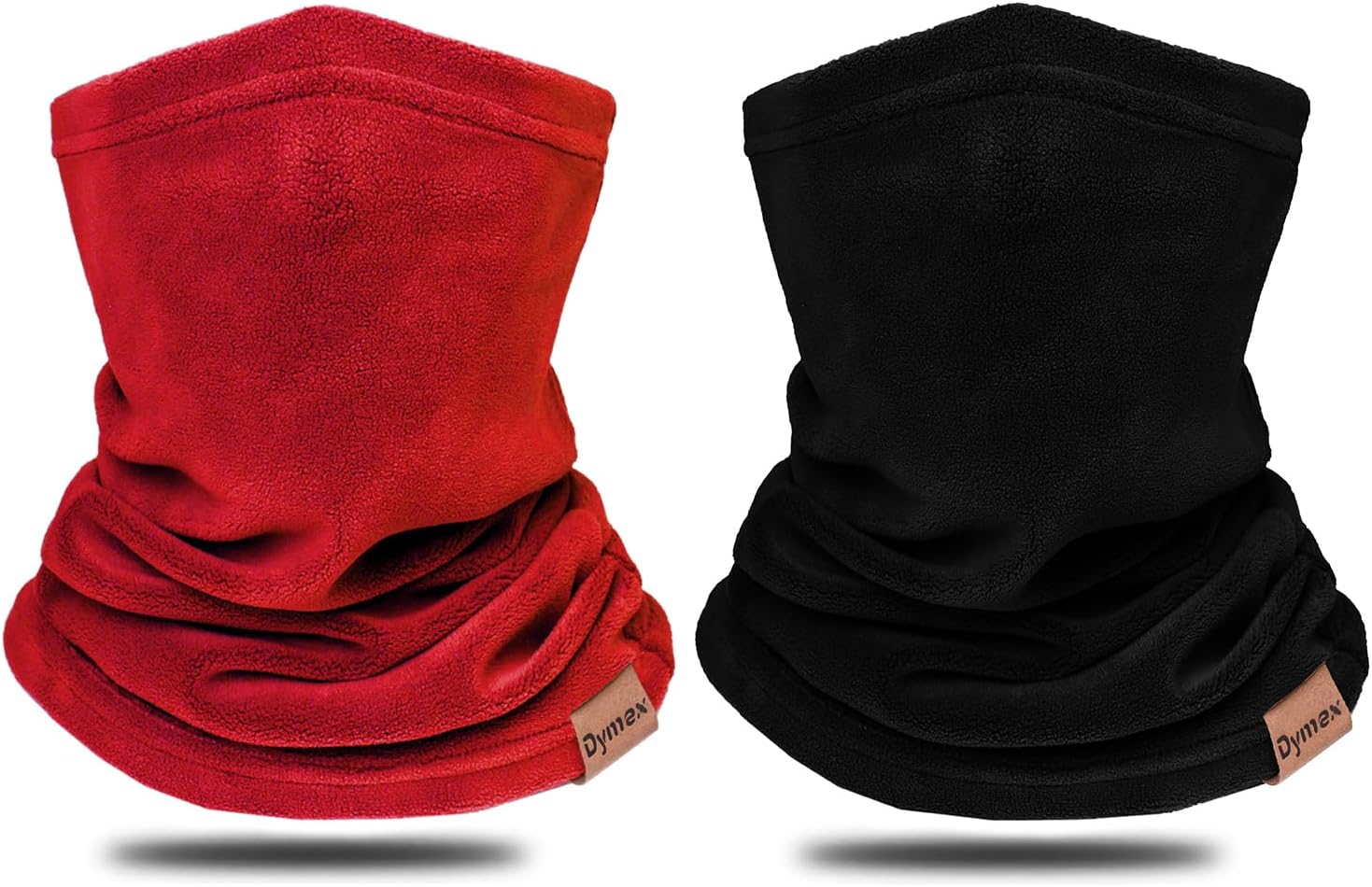 Dymex 2 PCS Kids Neck Warmer Gaiter Winter Fleece Neck Cover Balaclava Windproof Face Cover Mask for Ski Motorcycle