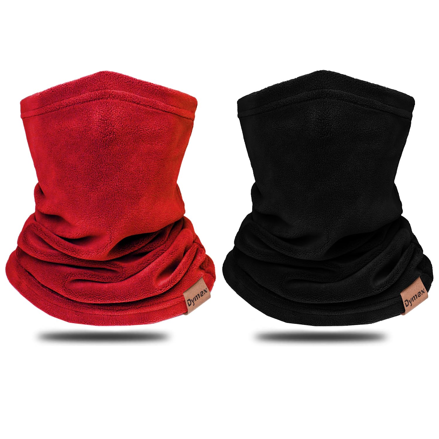 Dymex 2 PCS Kids Neck Warmer Gaiter Winter Fleece Neck Cover Balaclava Windproof Face Cover Mask for Ski Motorcycle