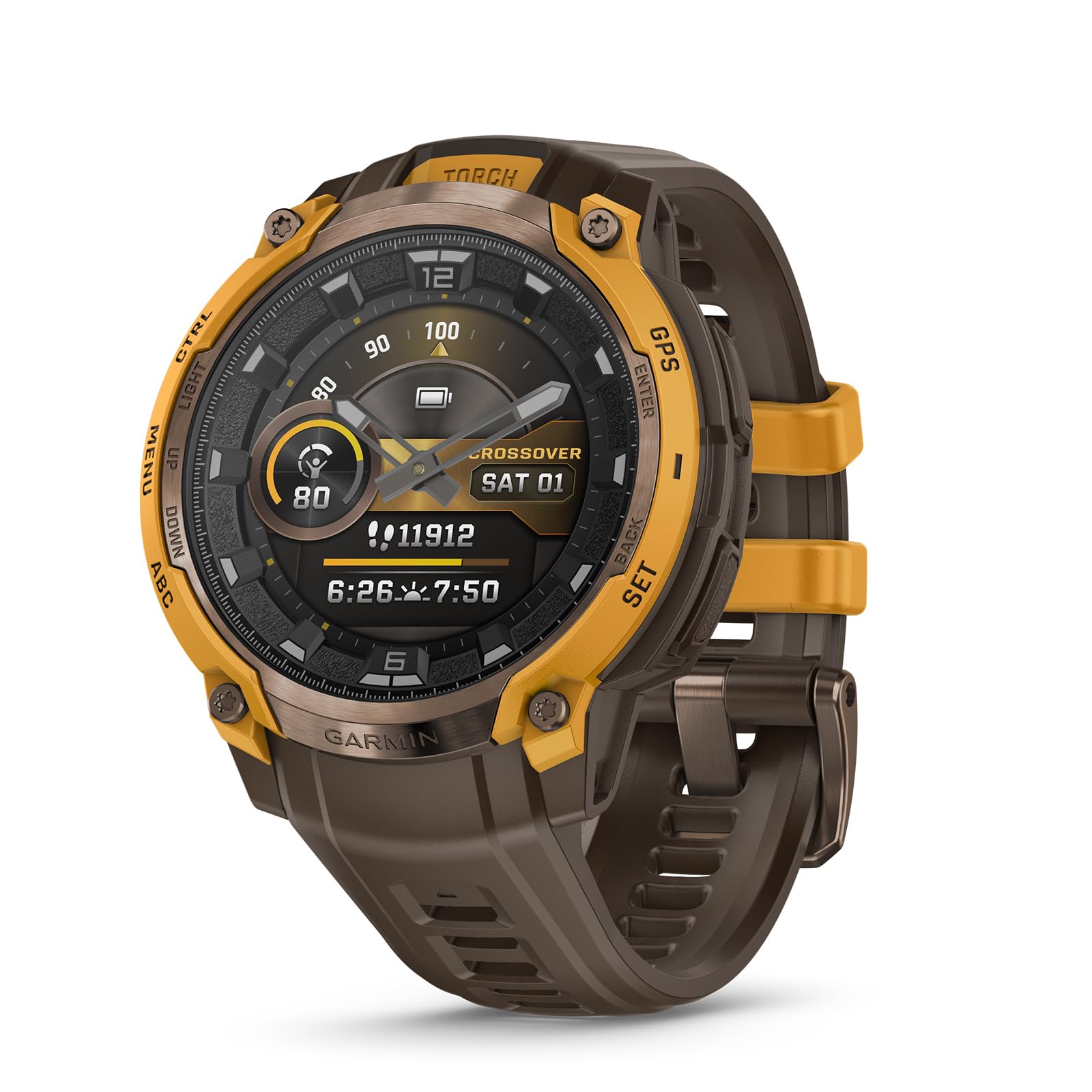 【美品】Garmin ガミン Instinct Beige (2624) Garmin Instinct 2X Solar Tactical Edition Smart Watch with Step