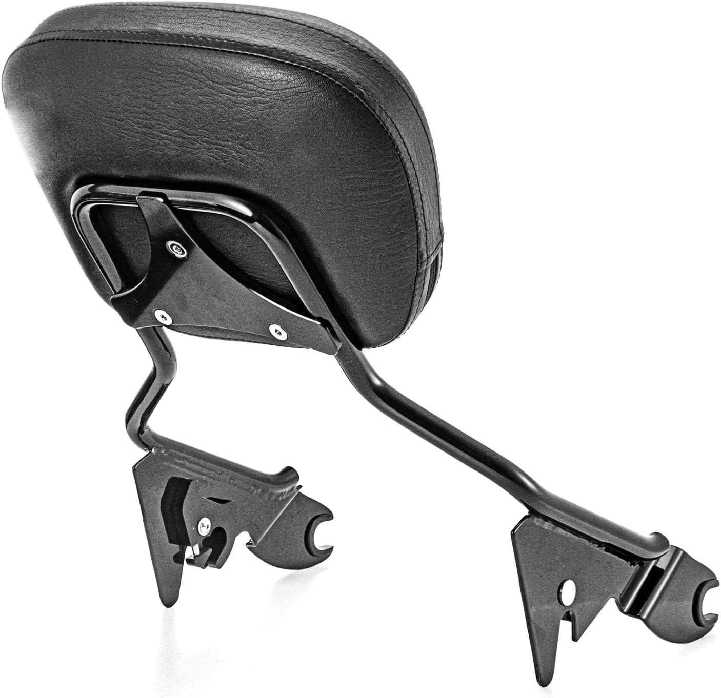 Dasen Sissy Bar with 4-Point Docking Hardware Kits, Detachable Passenger Backrest Compatible with Harley Touring Road Glide Street Glide Electra Glide Road King 2014-2024 Black