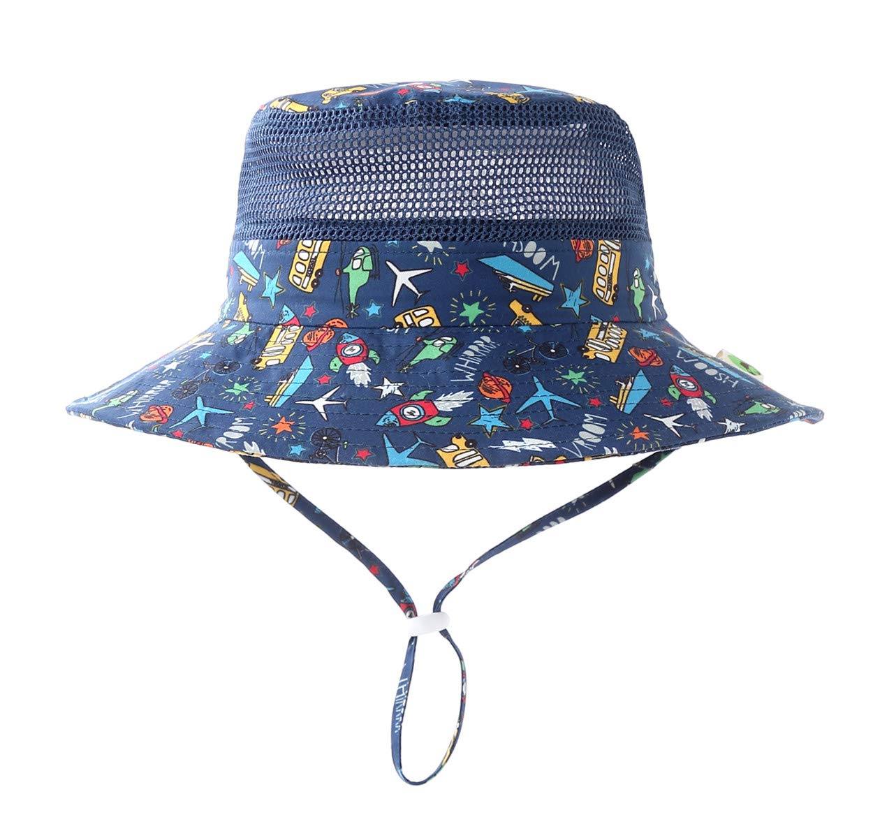 Magracy Baby Toddler Kids Adjustable Wide Brim Sun Protection Hat UPF 50+ Mesh Bucket Hat Foldable XL