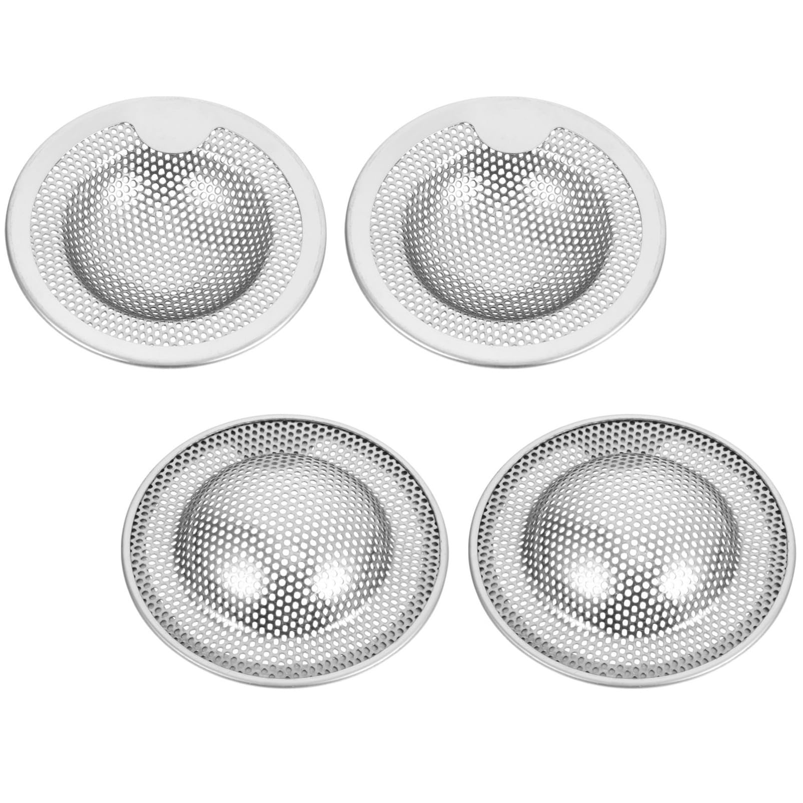Hemobllo 8pezzi Inossidabile Per Lavelli Strainer Per Scarico Per Prevenire Ostruzioni e Catturare Residui Facile e Resistente
