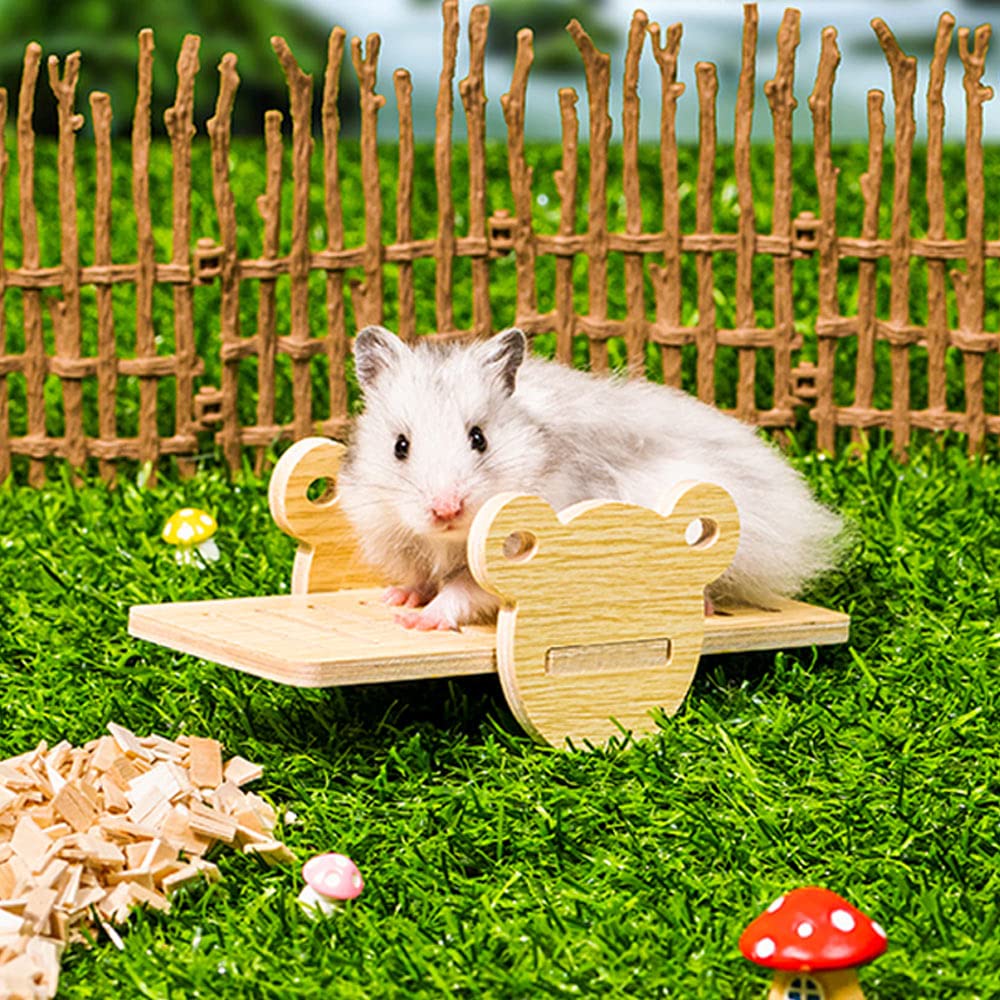 Litewood Kletterspielzeug Für Kleine Nagetiere – Aus Naturholz, Bunt, Größe 9,5 X 8,7 X 14 Cm