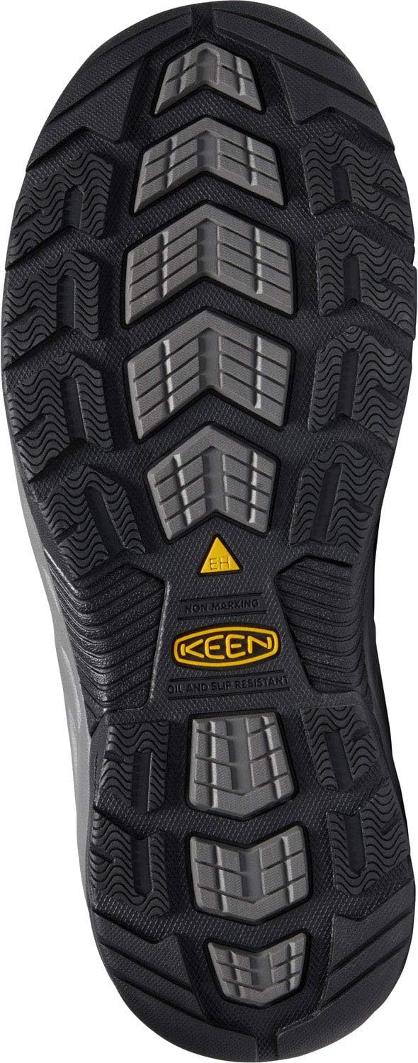 Keen Utility Mens Atlanta Cool 2 Low Height Breathable Steel Toe 15 Wide Black/Dark Shadow