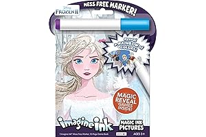 Bendon Frozen II Imagine Ink Coloring Book Magic Ink Pictures, Mess Free Marker