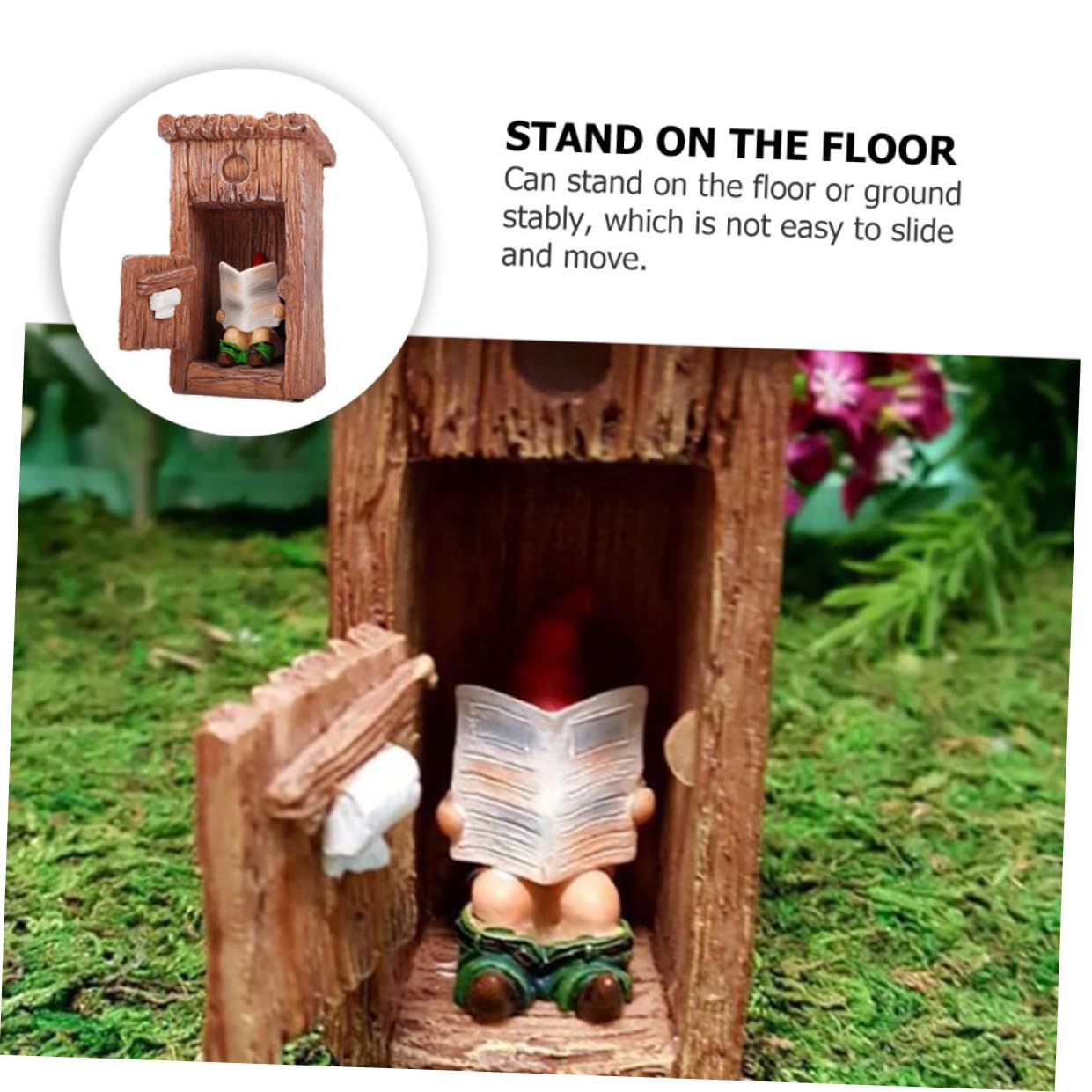 Décoration De GNOME De Toilette Miniature Ornement De GNOME pour Décoration De Jardin Figurine Artisanale Résine