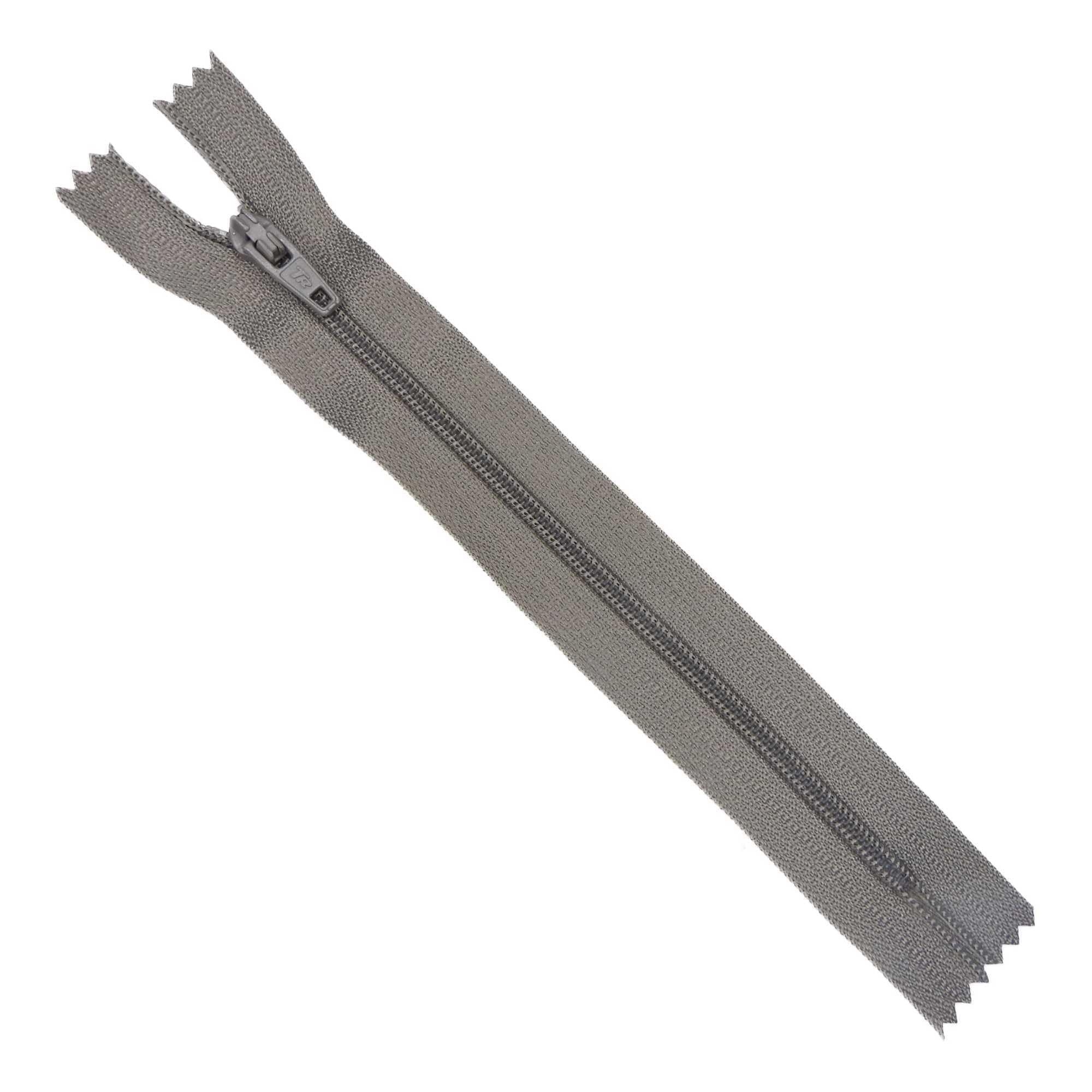 18cm 7 Inch Closed End Zip Nylon No3 Autolock 55 Colour Buy 1 Or 2 Zippers 456D, 0314 Ecru Taupe, 2