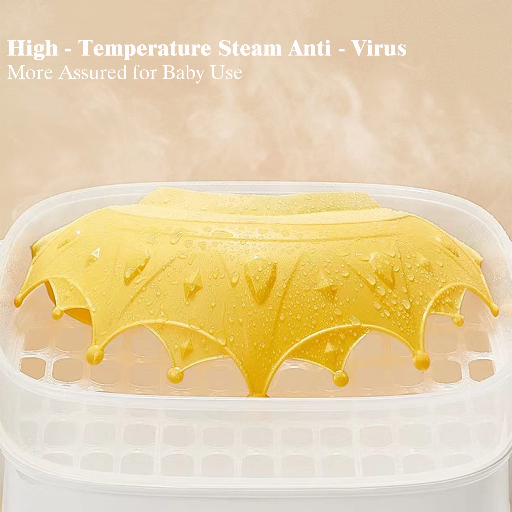 Casquette de Bain Bébé, Chapeau Douche Bébé, Chapeau Douche pour les enfants de 0 à 9 ans, Réglable Visière Bonnets de Bain Pour Enfants Protégez les Yeux et Oreilles des Enfants, Couronne - Rose
