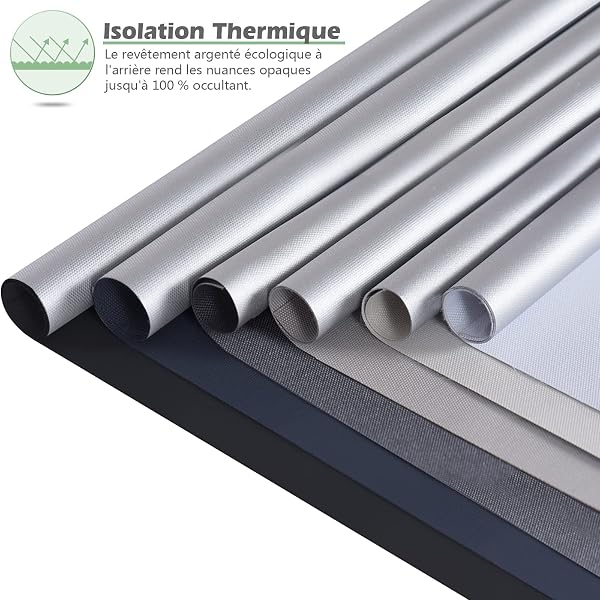 Le store occultant thermique HOMEDEMO offre une solution pratique pour l'intimité et l'isolation.
