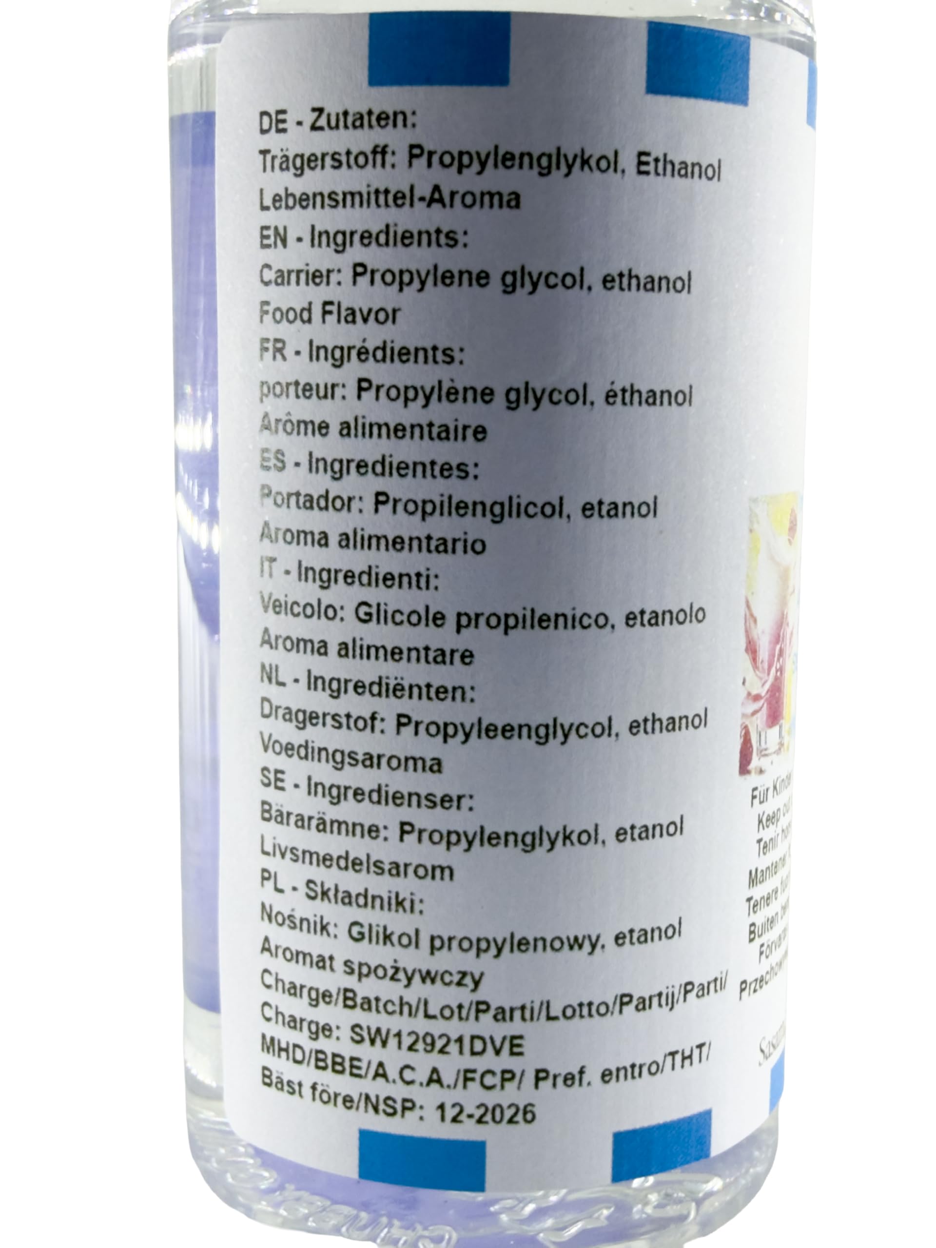Buttermilch Himbeere Zitrone Aroma Konzentrat - Vegan - Sasami - 100ml