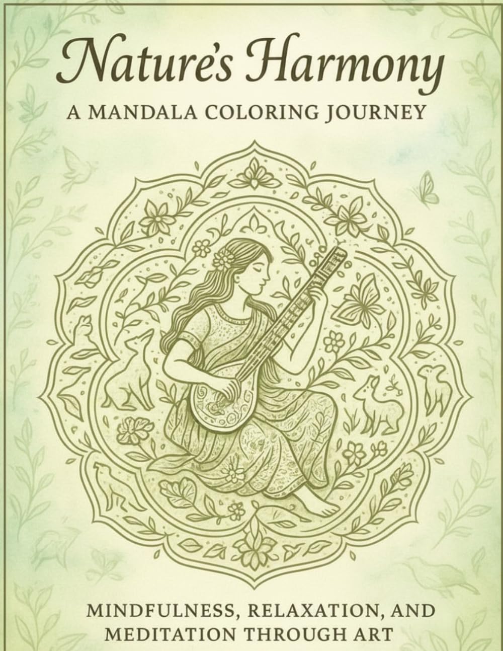 "Nature's Harmony: A Mandala Coloring Journey": Mindfulness, Relaxation, and Meditation through Art