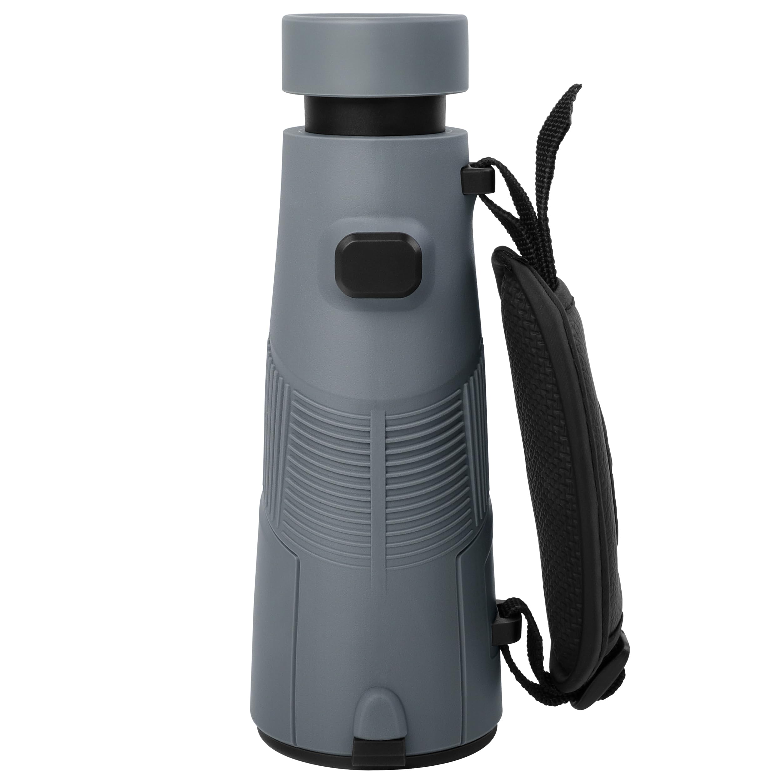 BRESSER Monoculaire Wave 12 x 50 avec grossissement élevé, Traitement de Haute qualité et Excellent Verre BaK-4, étanche et adapté aux porteurs de Lunettes, Gris