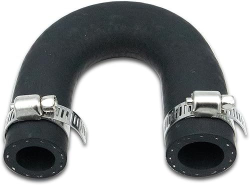 551699 Manguera de derivación de núcleo de calentador con 2 abrazaderas para motor de la serie LS o LT (extremo de 58 pulgadas y extremo de 34