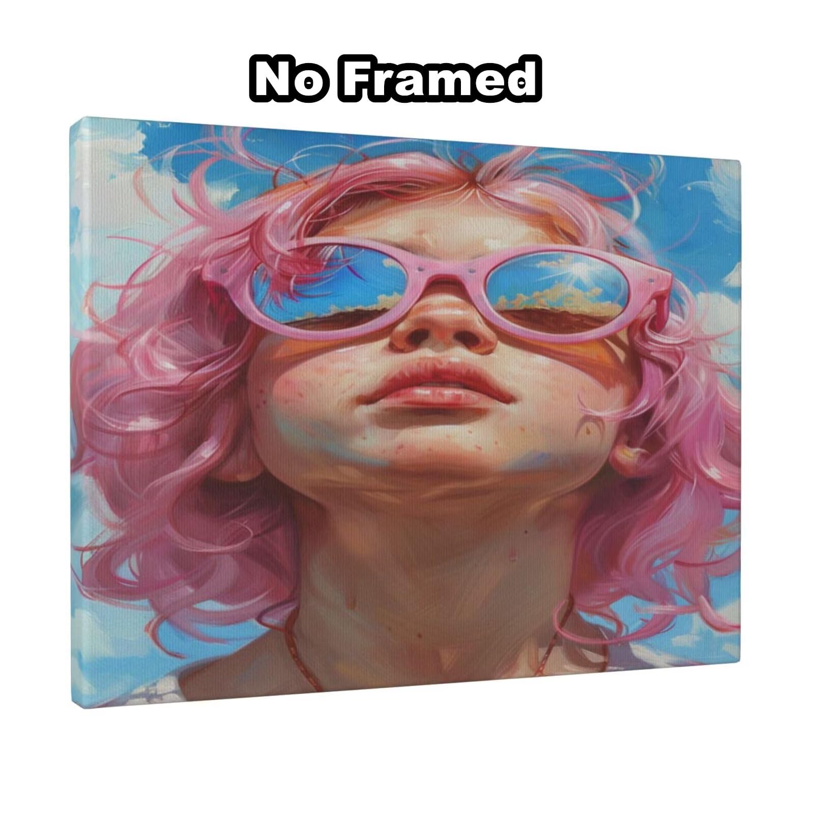 Kit per pittura con numeri per adulti, principessa, ragazza, pittura con numeri per principianti, pittura acrilica con 6 pennelli, pittura ad olio per decorazione da parete (100 x 75 cm, senza