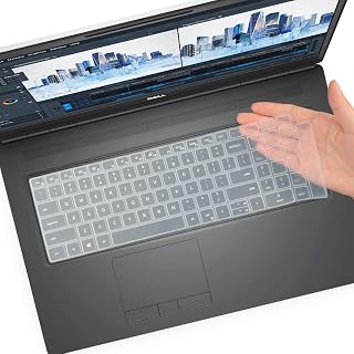Keyboard Cover for Dell Precision 7000 7550 7560 7750 7760 15.6 17.3 Inch Laptop, Dell Precision 7000 Laptop Accessories Protective Keyboard Skin