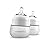 Nanobebe Flexy Silicone Baby Bottle, Anti-Colic, Natural Feel, Non-Collapsing Nipple, Non-Tip Stable Base, Easy to Clean 2-Pack, White, 5 oz