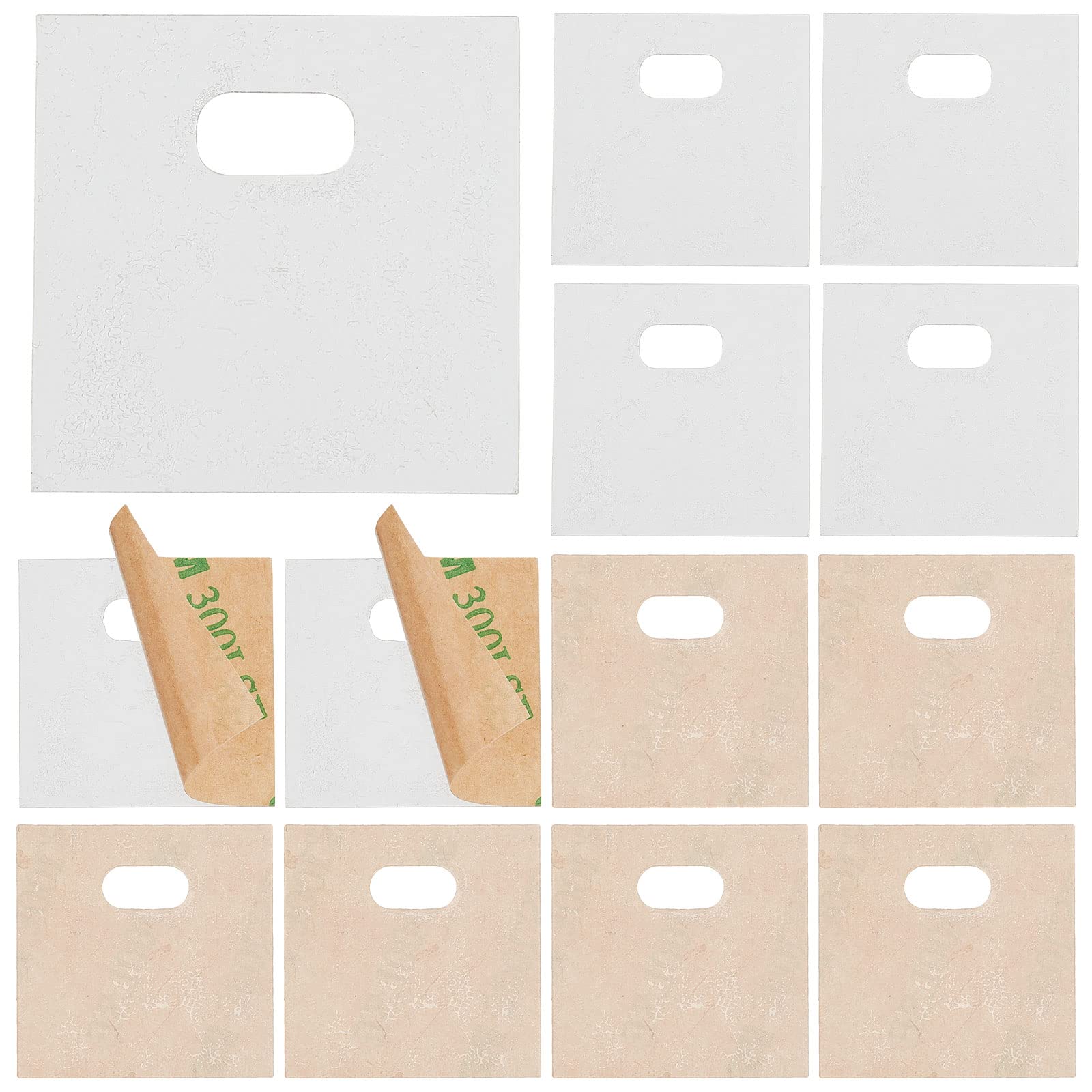 GORGECRAFT 60 Pièces Kit Réparation Stores Verticaux - Languettes Transparents Adhésives