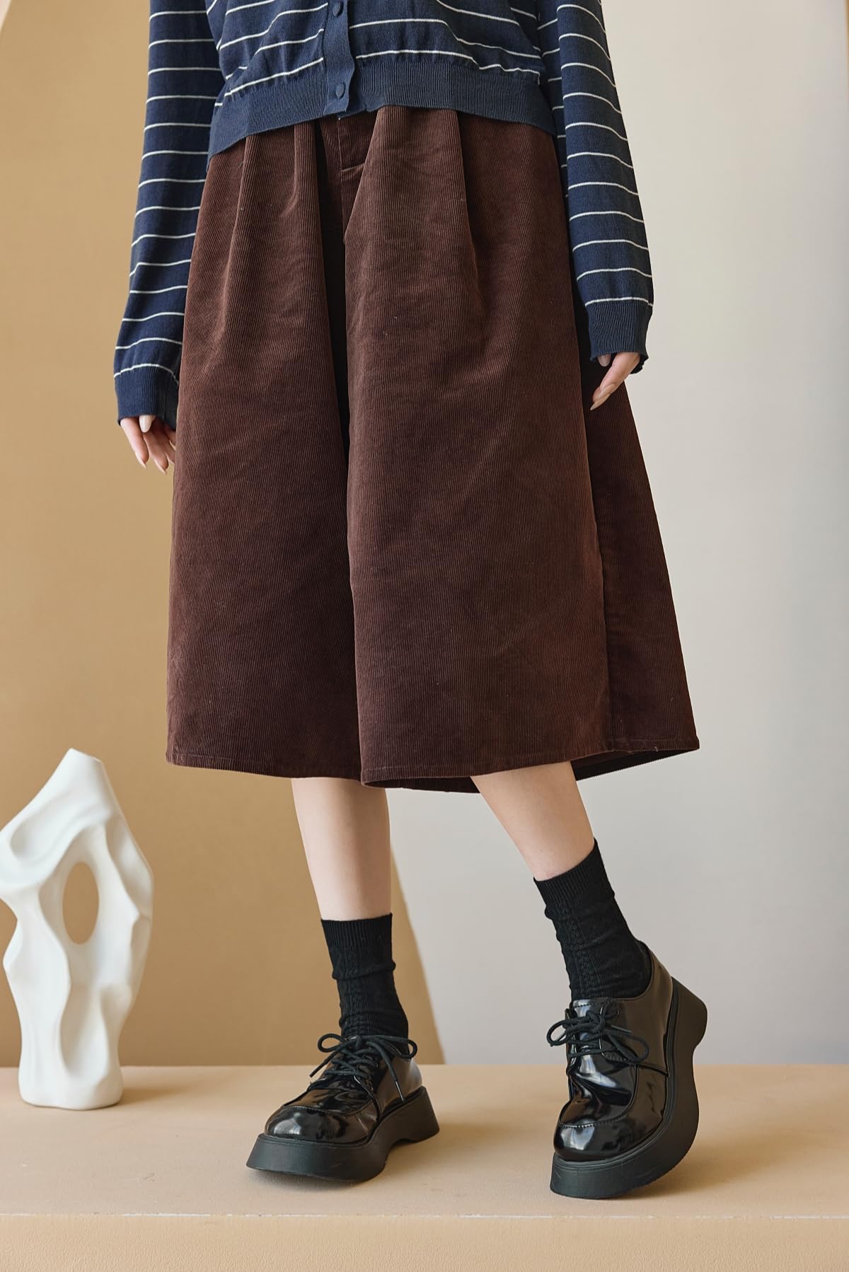 Rehelu Chaussettes mignonnes en tricot cœur pour femme - Style décontracté - Athlétique - En coton