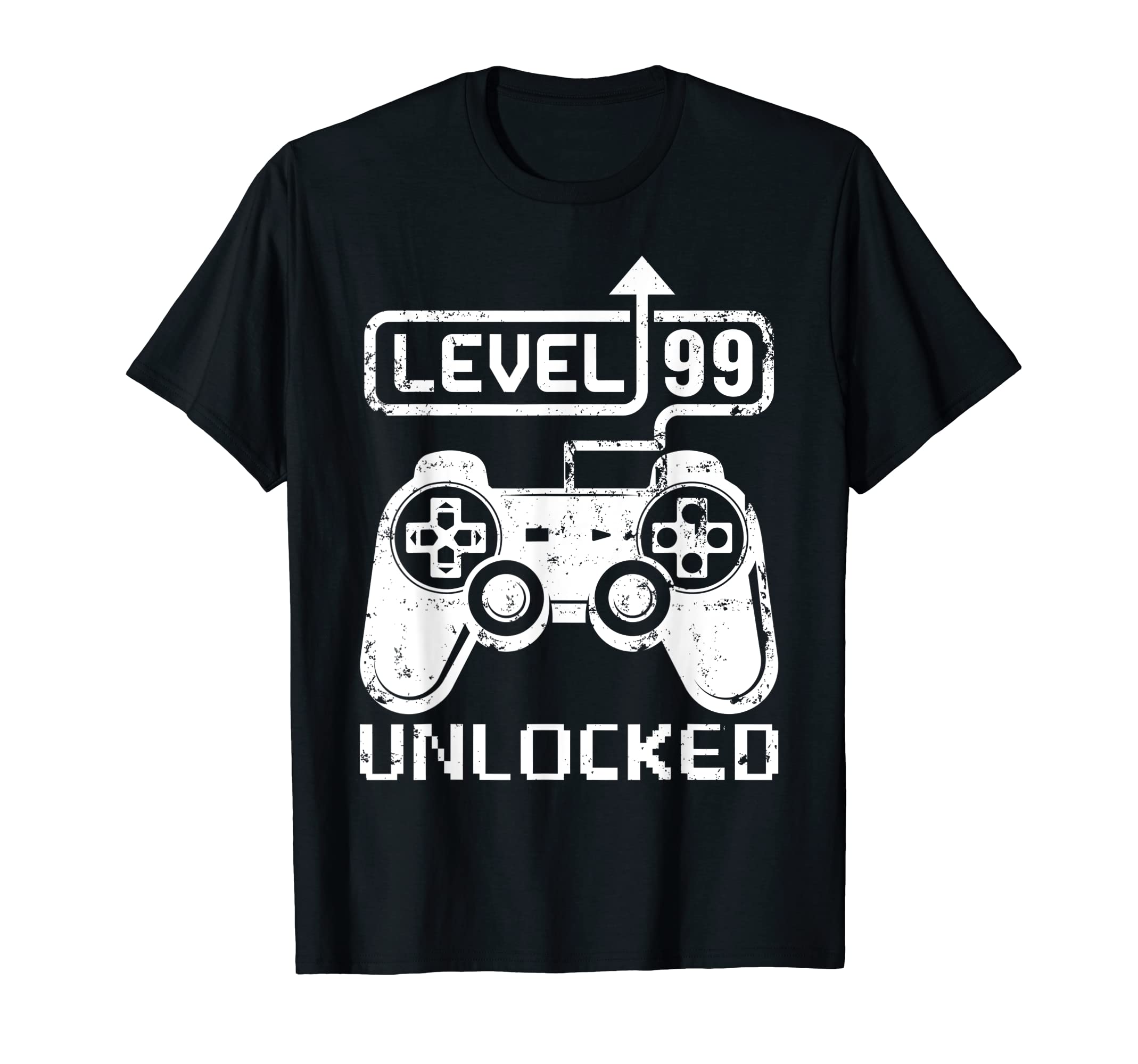 Level-99 Unlocked Gamer 99th Birthday Gifts Video Game lover T-Shirt