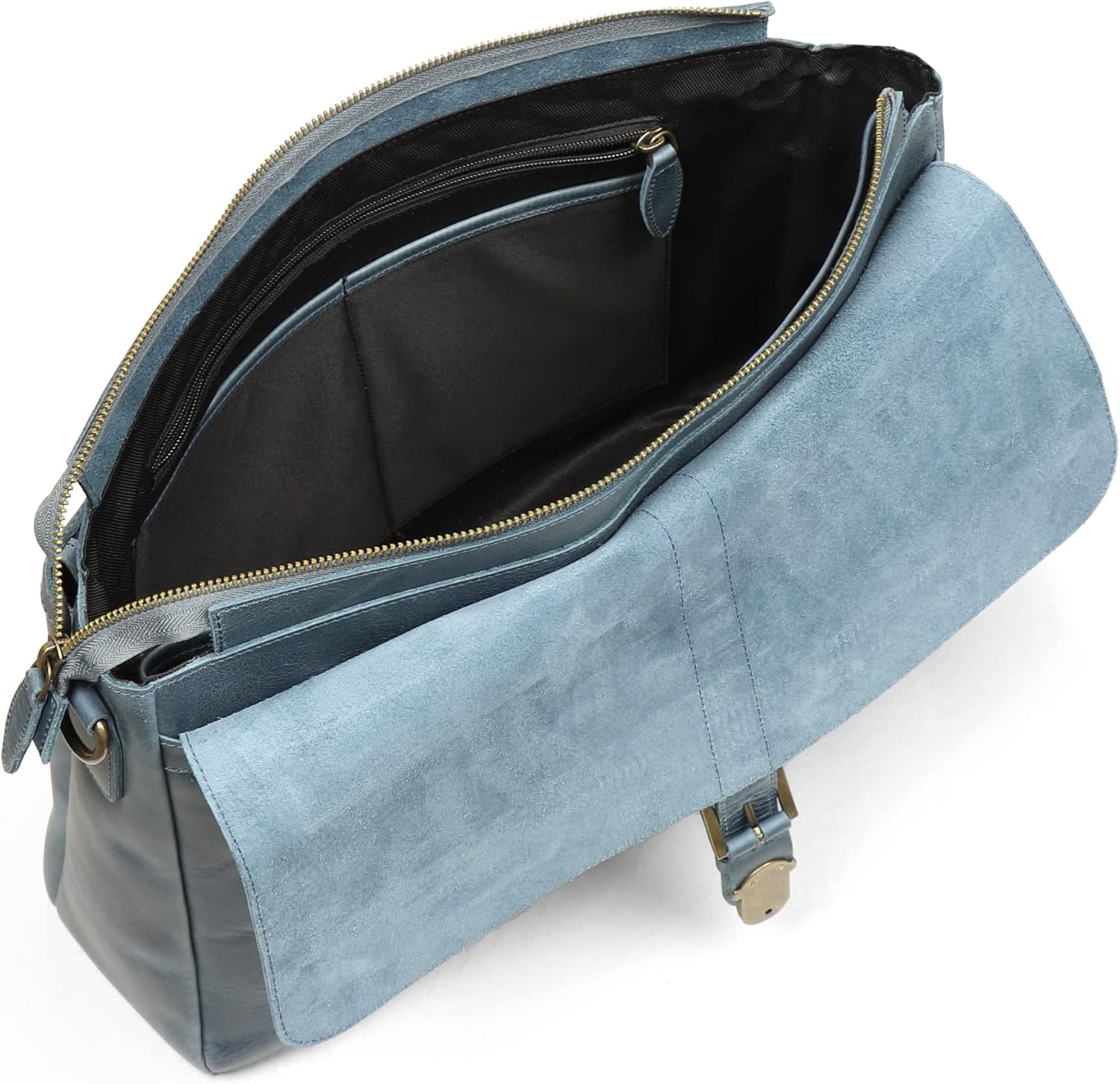 Londo Top Grain Leather Zion Messenger Bag, Laptop Bag, Travel Bag for Work, Office, School - Image 5