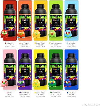 RESIONE CL-TH Colour 3D Printer Resin 10 Colours Abrasion-Resistant ABS Like Resin for Car Models - Racing Red 1000 g