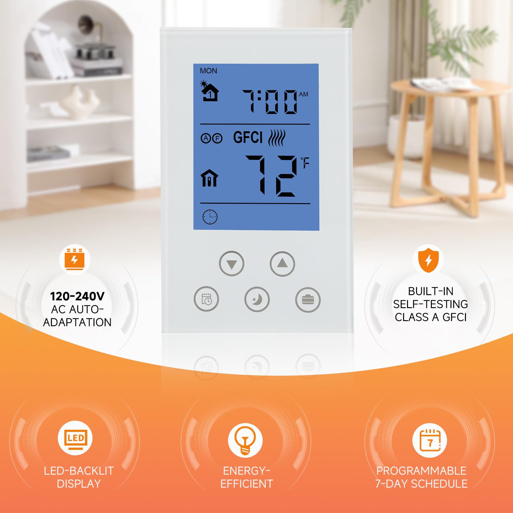 Termostato programable de 7 días