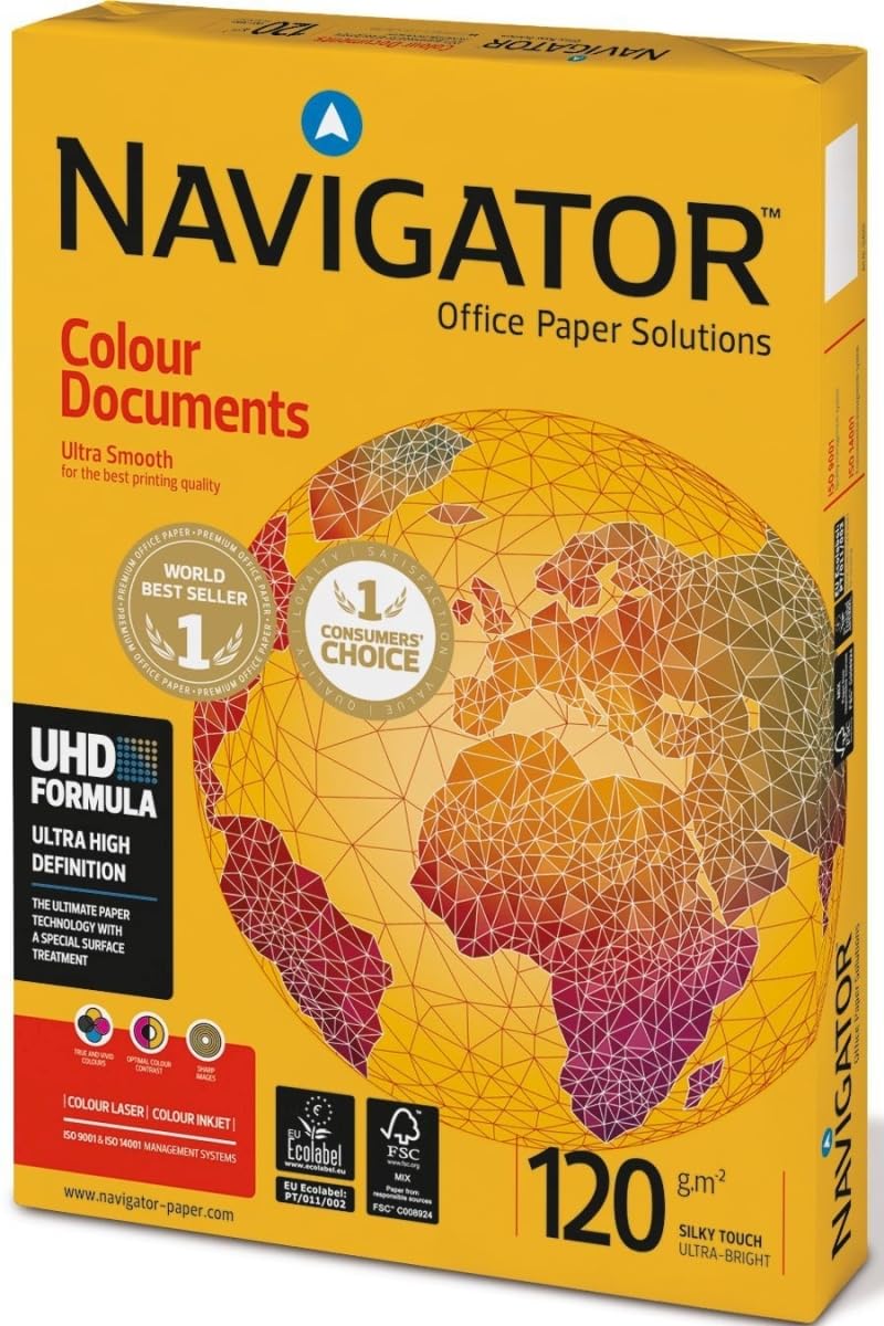 Navigator Kopierpapier Colour Documents A4 120g/qm weiß VE=250 Blatt